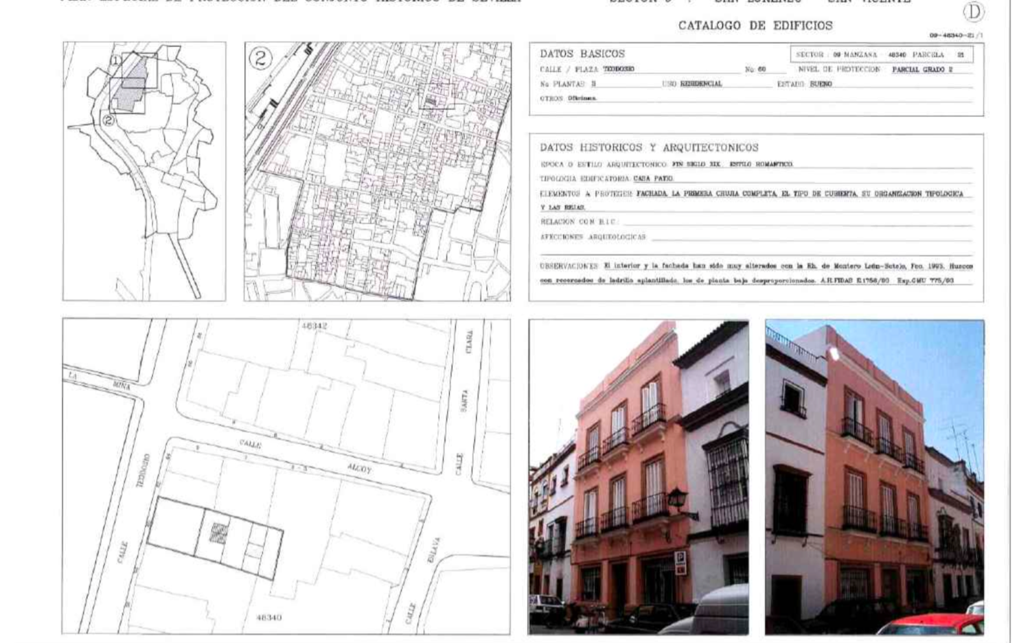 Edificio casco antiguo Sevilla